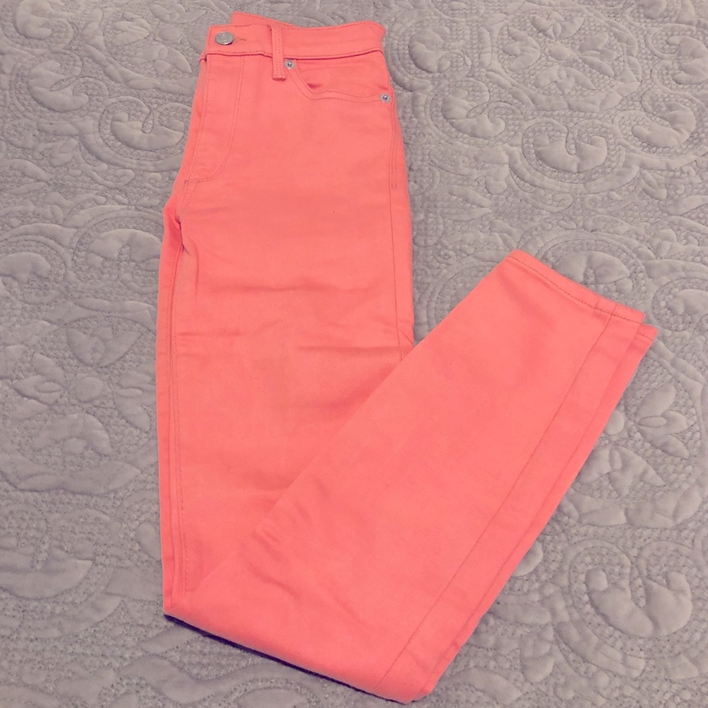 Gap salmon pink jeans
